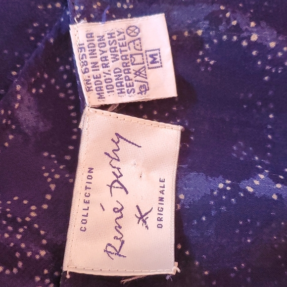 Chiffon Double Layer Hem Blouse - Picture 6 of 7